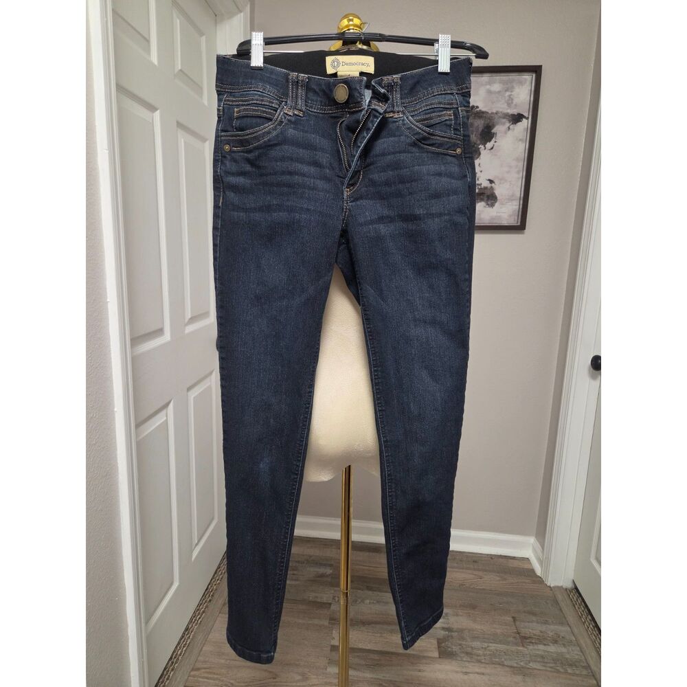 Democracy Ab solution Dark Indigo Tummy Smoothing Skinny Jeans 4